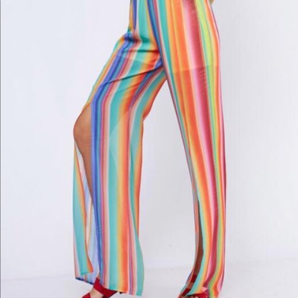 Rainbow Palazzo Pants